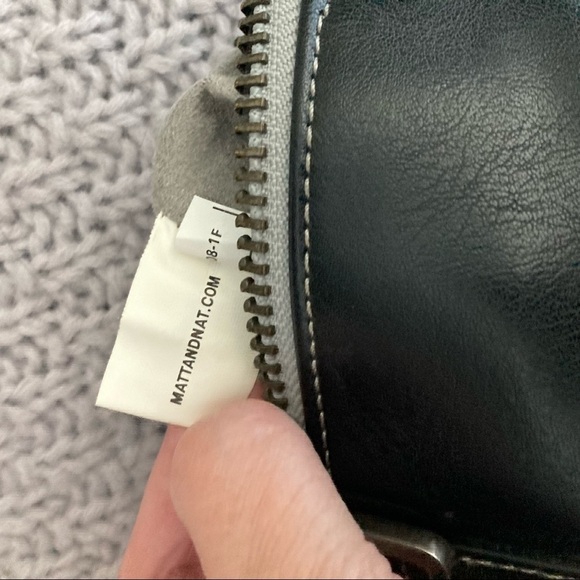 MATT & NAT Folding  Bag with Buckle Zippers Pockets Clutch - Picture 9 of 9